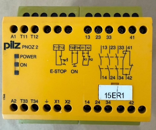 Pilz pnoz 110vac c - 2, 1n/c