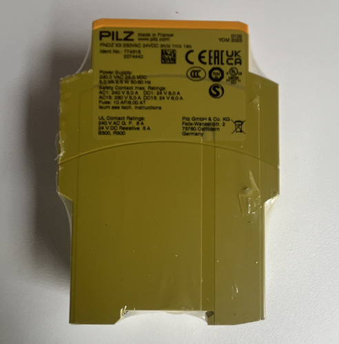 Pilz sicherheitsrelais pnoz - pilz,